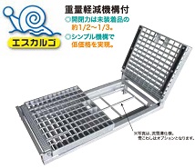 自由勾配側溝用エスカルゴ